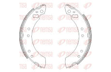 Brzdové pakny REMSA 4253.00