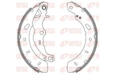 Sada brzdových čelistí REMSA 4256.00
