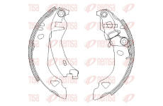 Brzdové pakny REMSA 4302.00