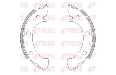 Brzdové pakny REMSA 4328.00