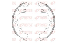 Brzdové pakny REMSA 4340.00