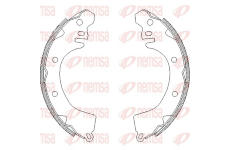 Brzdové pakny REMSA 4370.00