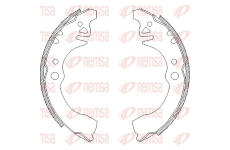 Brzdové pakny REMSA 4374.00