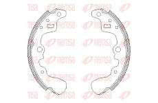 Brzdové pakny REMSA 4385.00