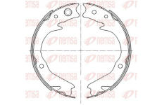 Brzdová čelist, parkovací brzda REMSA 4476.00