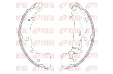 Sada brzdových čelistí REMSA 4485.00