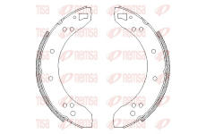 Brzdové pakny REMSA 4621.00