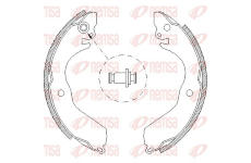 Brzdové pakny REMSA 4647.00