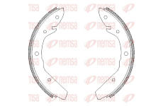 Brzdové pakny REMSA 4686.00