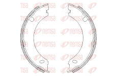 Brzdová čelist, parkovací brzda REMSA 4696.00