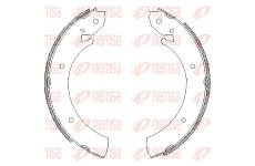 Brzdové pakny REMSA 4701.00