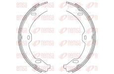 Sada brzdových čelistí, parkovací brzda REMSA 4693.00