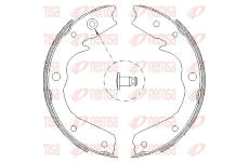Sada brzdových čelistí, parkovací brzda REMSA 4709.00