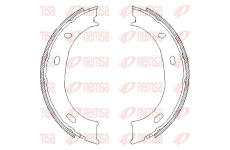 Brzdová čelist, parkovací brzda REMSA 4710.00