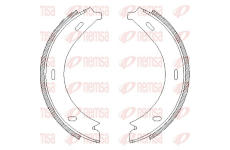 Brzdová čelist, parkovací brzda REMSA 4713.00