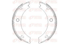 Sada brzdových čelistí, parkovací brzda REMSA 4714.01