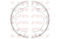 Brzdová čelist, parkovací brzda REMSA 4737.00
