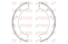 Brzdová čelist, parkovací brzda REMSA 4741.00