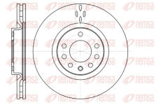 Brzdový kotouč REMSA 61017.10