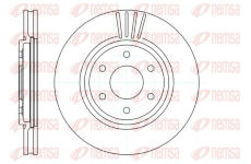 Brzdový kotouč REMSA 61037.10
