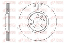 Brzdový kotouč REMSA 61051.10