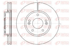 Brzdový kotouč REMSA 61208.10