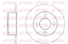Brzdový kotouč REMSA 6122.00