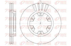 Brzdový kotouč REMSA 61239.10