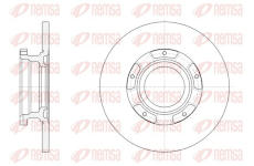Brzdový kotouč REMSA 61566.00