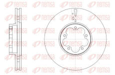 Brzdový kotouč REMSA 61568.10