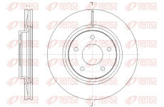 Brzdový kotouč REMSA 61580.10