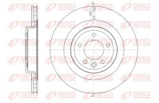 Brzdový kotouč REMSA 61614.10