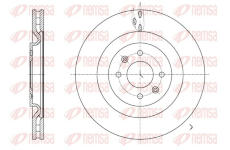 Brzdový kotouč REMSA 61667.10