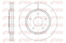 Brzdový kotouč REMSA 61724.10