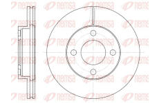 Brzdový kotouč REMSA 6185.10