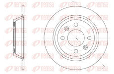 Brzdový kotouč REMSA 6195.00