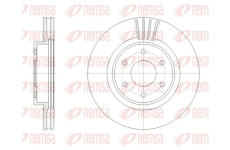 Brzdový kotouč REMSA 61963.10