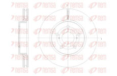 Brzdový kotouč REMSA 62134.10