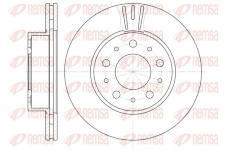 Brzdový kotouč REMSA 6231.10