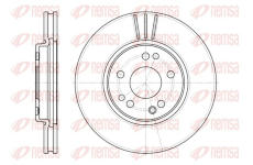 Brzdový kotouč REMSA 6344.10