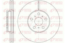 Brzdový kotouč REMSA 6465.10