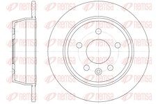 Brzdový kotouč REMSA 6471.00