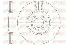 Brzdový kotouč REMSA 6544.10