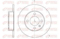 Brzdový kotouč REMSA 6616.00