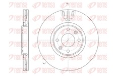 Brzdový kotouč REMSA 6657.10