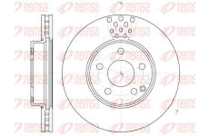 Brzdový kotouč REMSA 6676.10