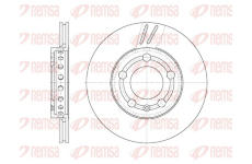 Brzdový kotouč REMSA 6709.10