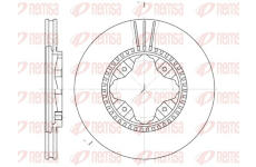 Brzdový kotouč REMSA 6845.10