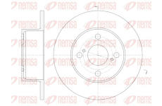 Brzdový kotouč REMSA 6871.00
