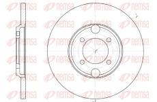 Brzdový kotouč REMSA 6919.00